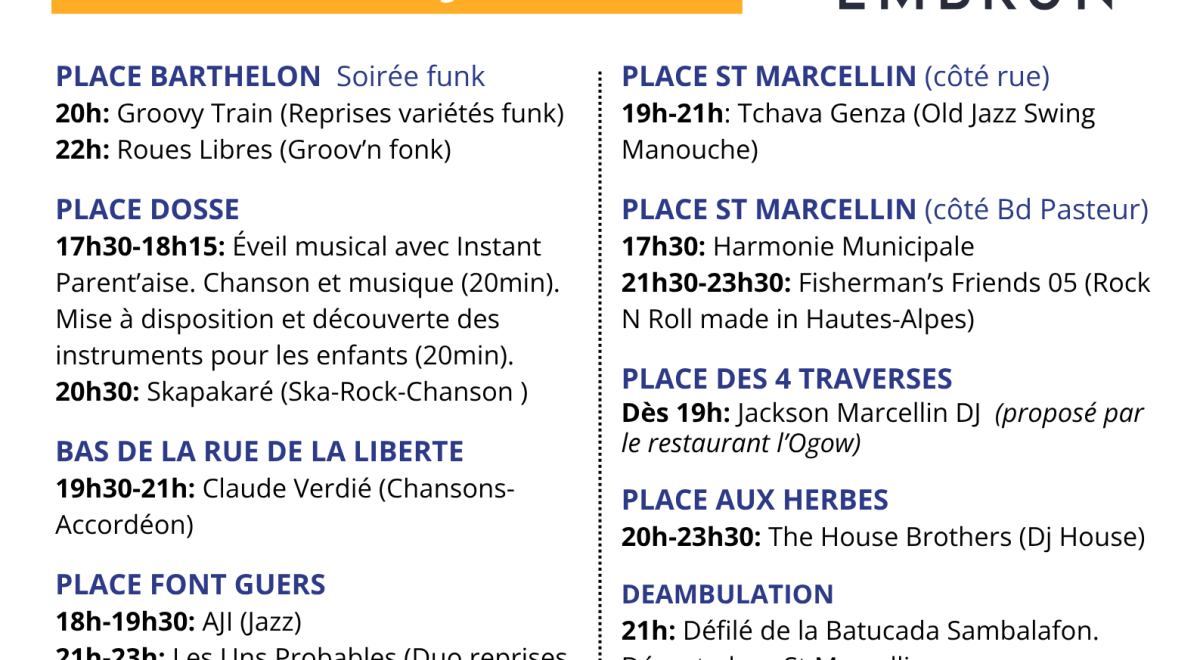 Fête de la Musique_Embrun - Fête de la Musique_Embrun