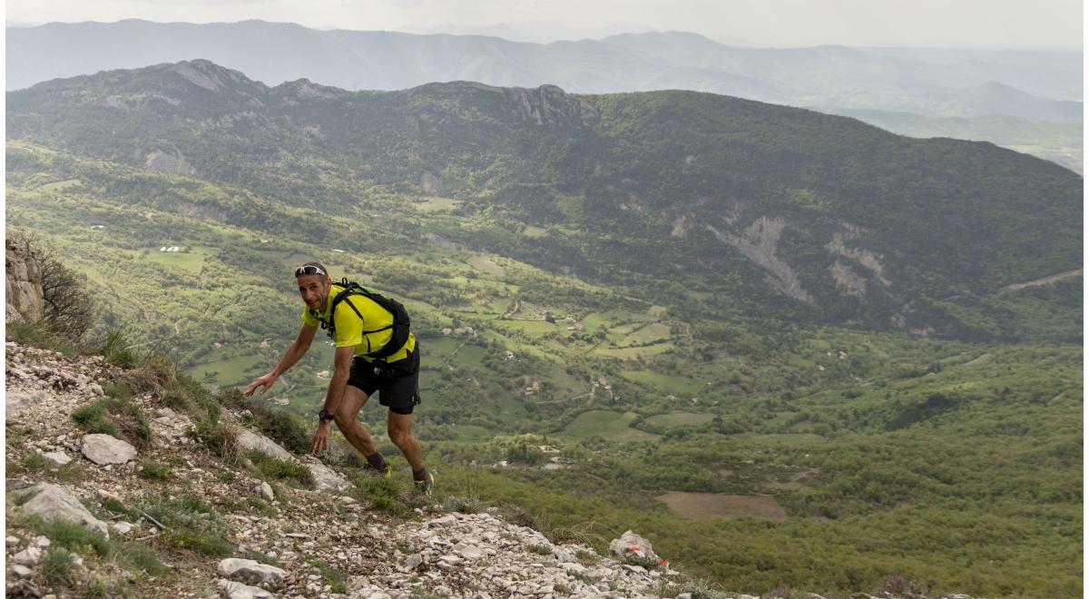 Trail La Perce Roche à Sisteron - Gache