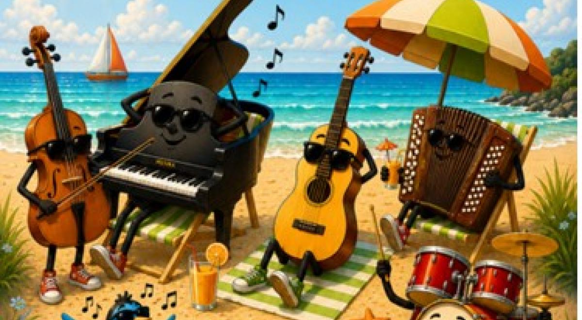 Concert des élèves de Musique dans la Vallée_Montclar - Affiche spectacle de fin d'année