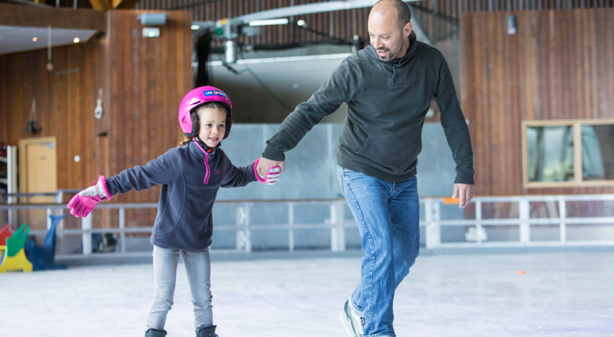 Rencontre avec L'Happy à la patinoire_Les Orres - Rencontre avec L'Happy à la patinoire_Les Orres