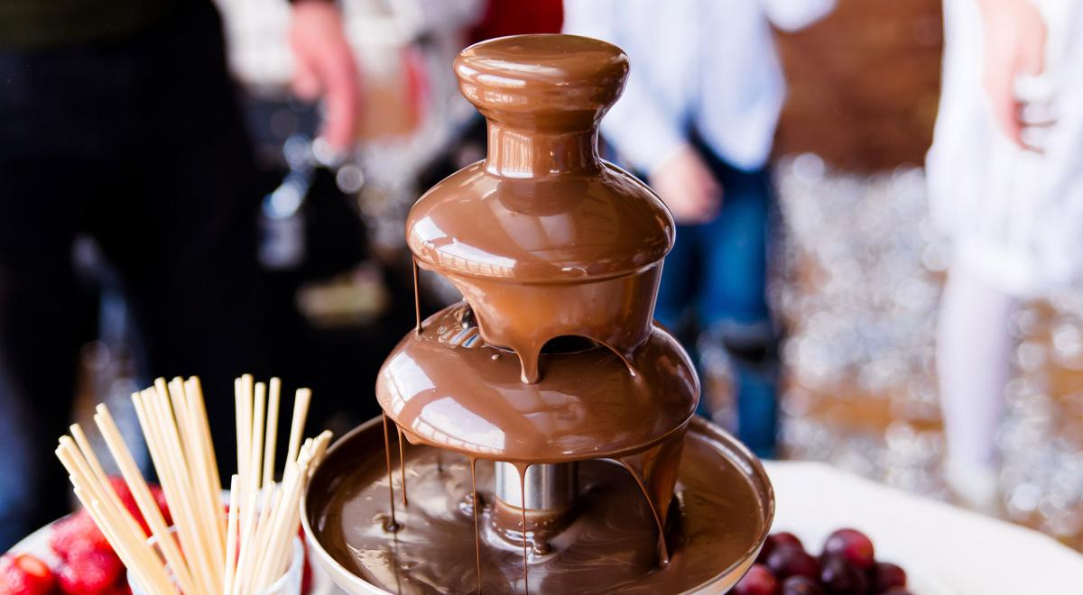 Goûter de la marmotte - Le Sauze - Fontaine à chocolat