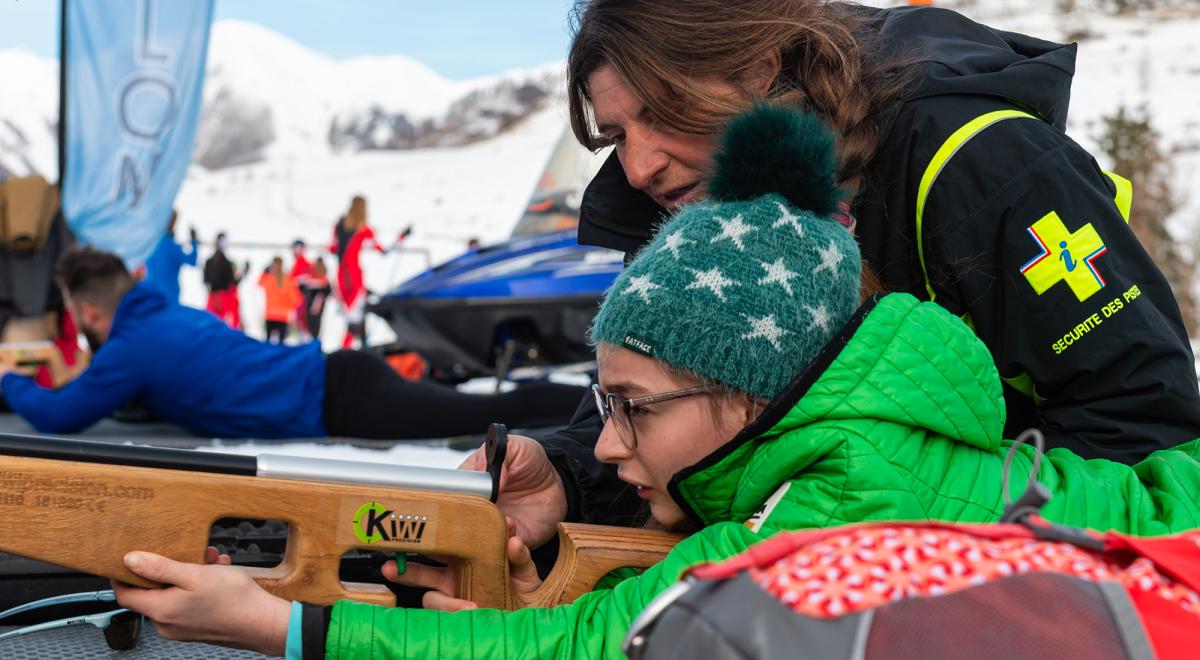 Découverte du biathlon à Larche - Découverte du biathlon à Larche