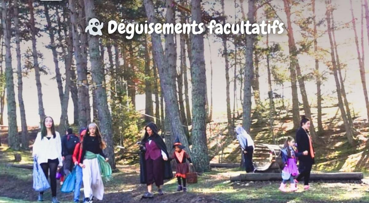 Chasse aux bonbons d'Halloween_Le Vernet - affiche Chasse aux bonbons d'Halloween_Le Vernet - affiche