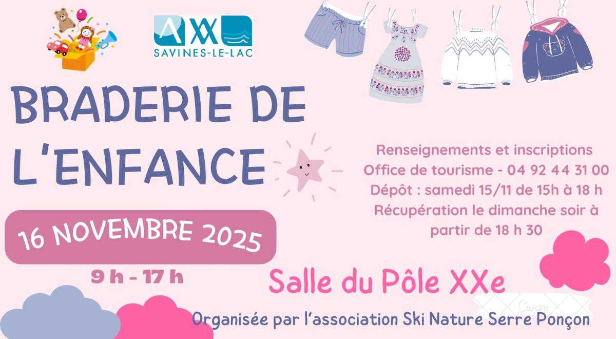 Braderie de l'enfance_Savines-le-Lac - Braderie de l'enfance_Savines-le-Lac Braderie de l'enfance_Savines-le-Lac - Braderie de l'enfance_Savines-le-Lac
