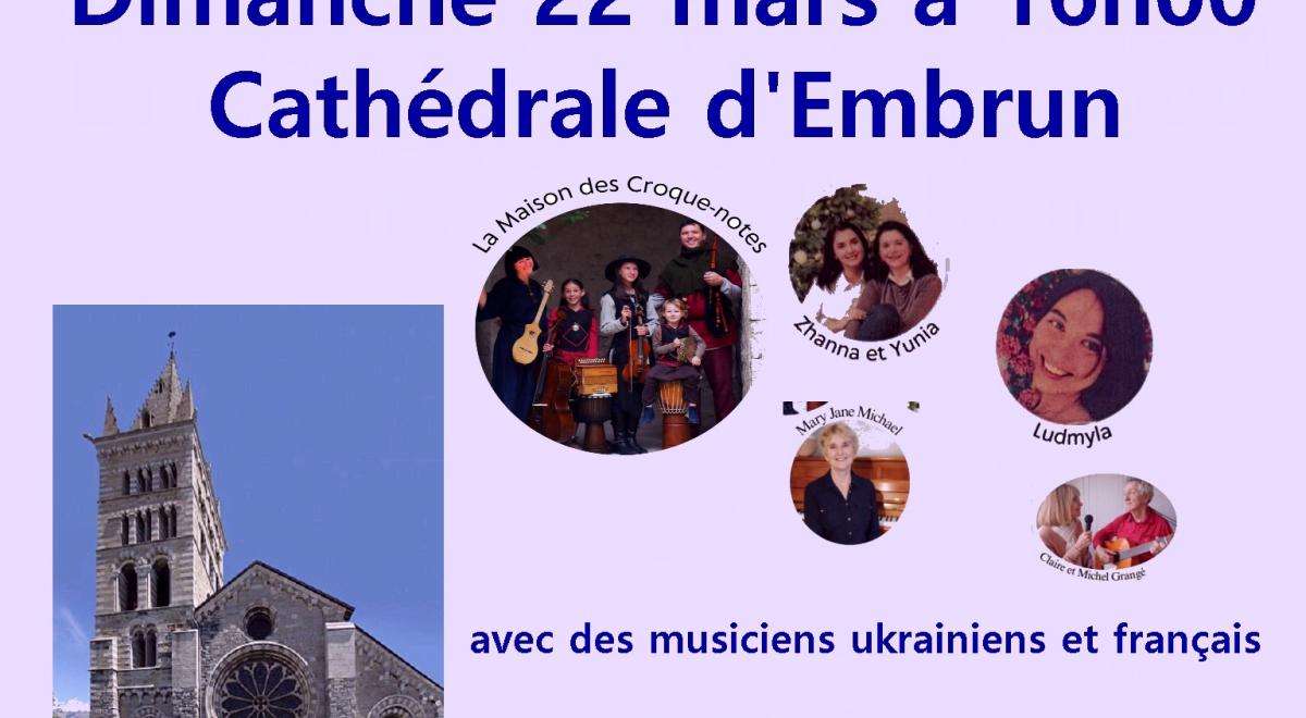 Concert en soutien à l'Ukraine_Embrun - Concert en soutien à l'Ukraine_Embrun