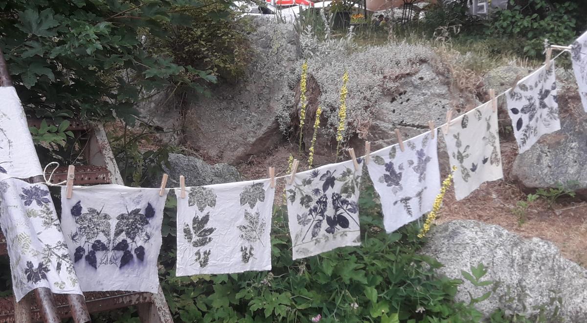 Atelier : Herbier sur tissu_Les Orres - Atelier : Herbier sur tissu_Les Orres