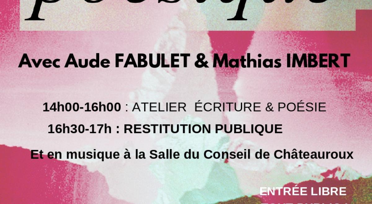 atelier d'écriture et de poésie CHA - atelier d'écriture et de poésie CHA