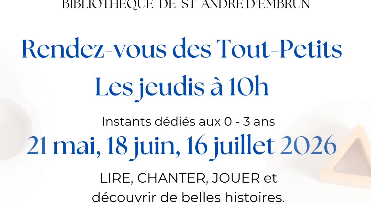 Rendez-vous des Tout-Petits - Rendez-vous des Tout-Petits