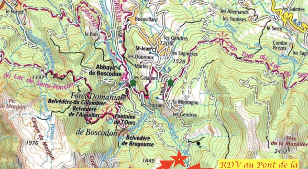 les vestiges de la chapelle st veran CROTS - les vestiges de la chapelle st veran CROTS