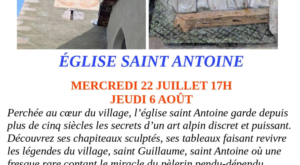 Visite du pays Guillestrin - Eglise de Saint Antoine_Guillestre