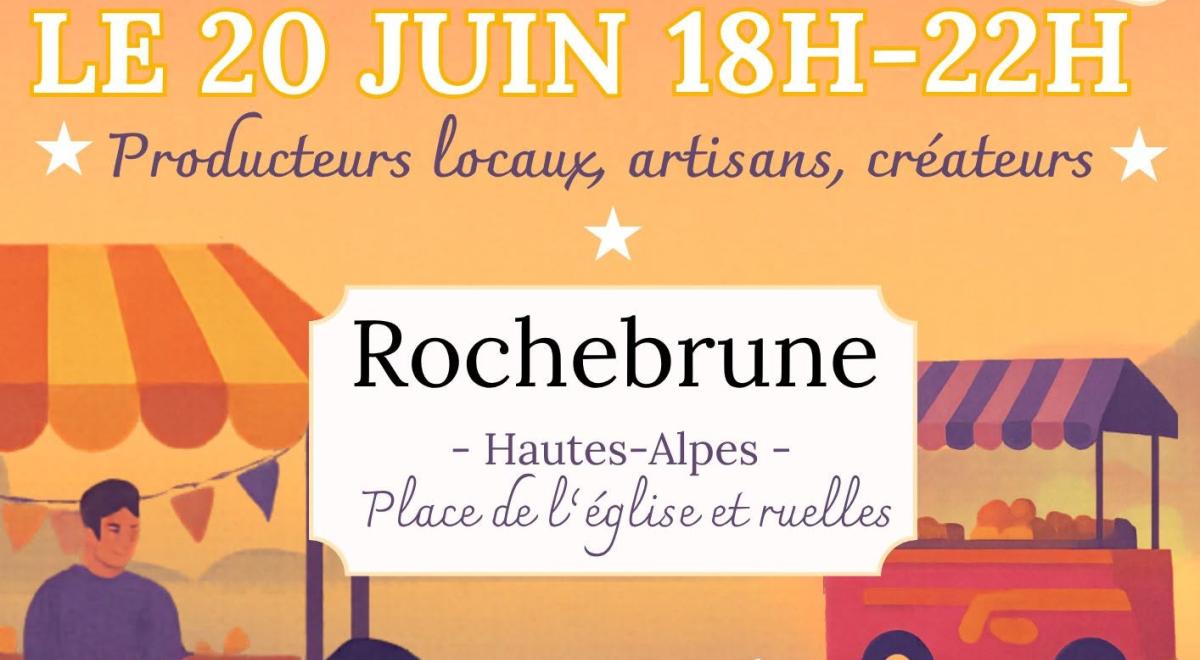 Marché nocturne artisanal_Rochebrune - Marché nocturne artisanal_Rochebrune