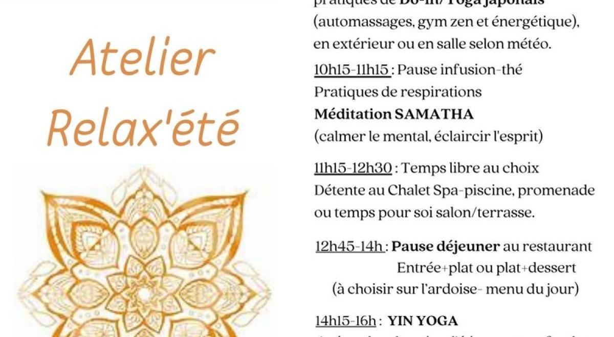 Flyer Atelier Bien Être - Flyer Atelier Bien Être