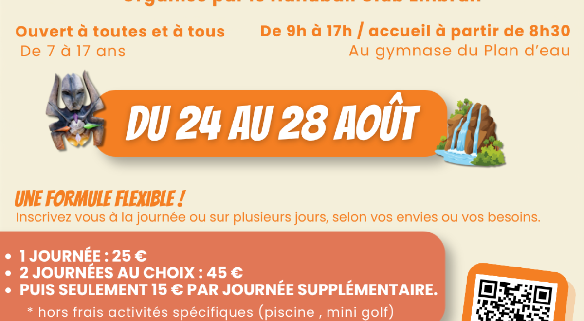 affiche du stage