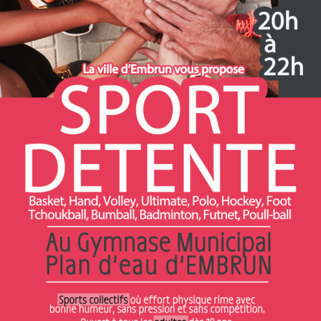 Sport Détente adultes EMBRUN - Sport Détente adultes EMBRUN