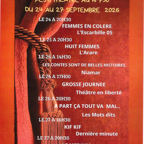 Festi'Théâtre_La Bâtie-Neuve