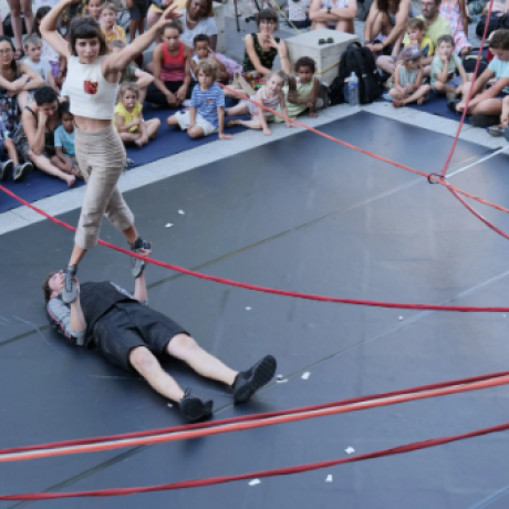 Familles en Orres : spectacle "Cadie à Cadie"_Les Orres