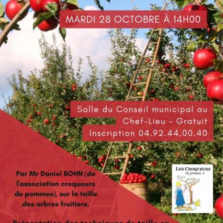 Conférence : la taille des arbres fruitiers_Les Orres - Conférence : la taille des arbres fruitiers_Les Orres Conférence : la taille des arbres fruitiers_Les Orres - Conférence : la taille des arbres fruitiers_Les Orres