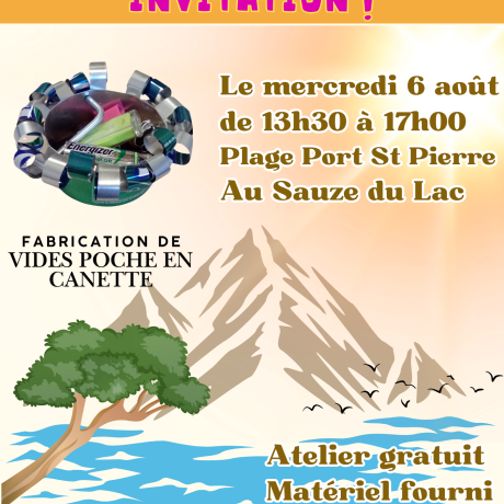 Animation plage - Atelier de sensibilisation - Animation plage