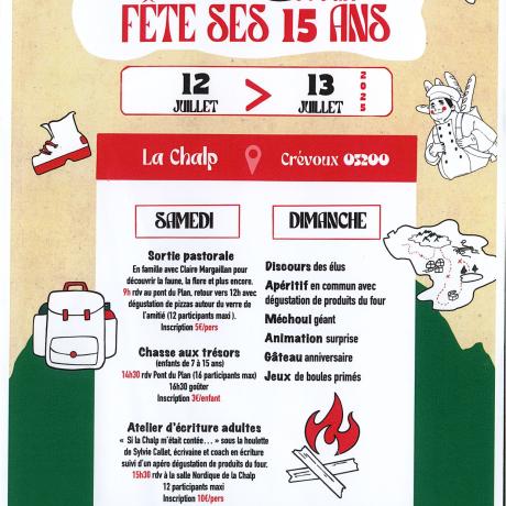 15 ans des Amis du Pain de Crévoux_Crévoux - 15 ans des Amis du Pain de Crévoux_Crévoux