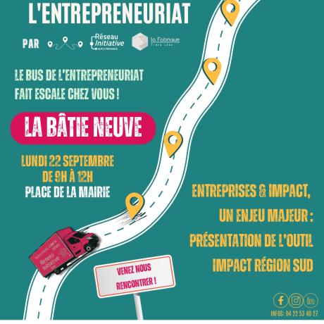 Tournée du bus de l'entrepreneuriat_La Bâtie-Neuve - Tournée du bus de l'entrepreneuriat_La Bâtie-Neuve
