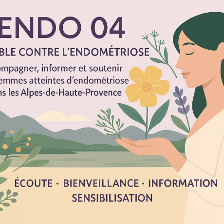 Atelier gestion du stress et endométriose_Seyne - affiche