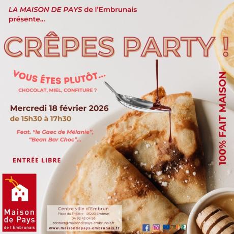 Dégustation crêpes-party Maison de Pays EMBRUN - Dégustation crêpes-party Maison de Pays EMBRUN