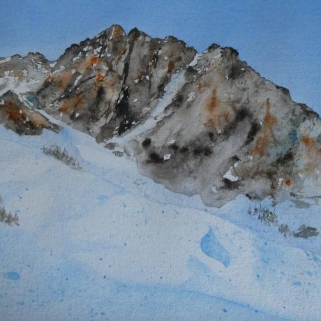 Atelier aquarelle avec Sylvie Mehrenberger_Le Sauze 1400