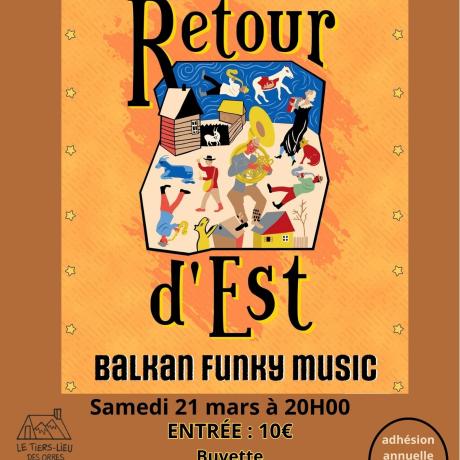 Concert : Retour d'Est - Balkan funky music_Les Orres - Concert : Retour d'Est - Balkan funky music_Les Orres