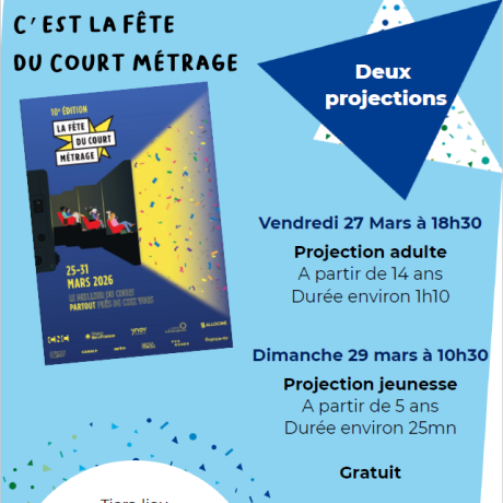 Fête du Court métrage : projection adulte_Les Orres - Fête du Court métrage : projection adulte_Les Orres