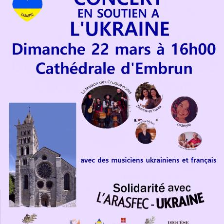 Concert en soutien à l'Ukraine_Embrun - Concert en soutien à l'Ukraine_Embrun