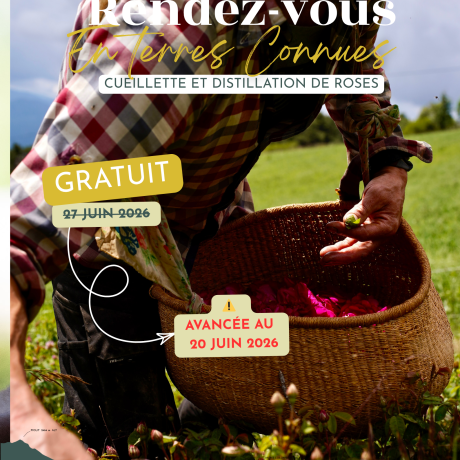 Rendez-vous en terres connues : Cueillette et distillation de roses._Théus