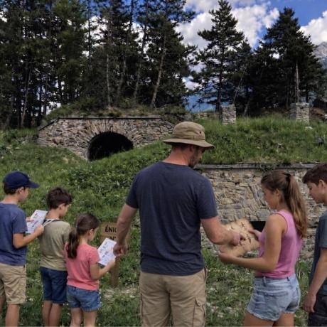 Jeu de piste à la Batterie des Caurres (fort de Tournoux)_La Condamine-Châtelard