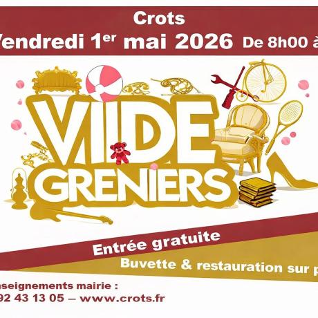 Grand Vide Grenier du 1er mai_Crots - Grand Vide Grenier du 1er mai_Crots