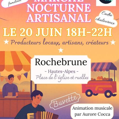 Marché nocturne artisanal_Rochebrune - Marché nocturne artisanal_Rochebrune